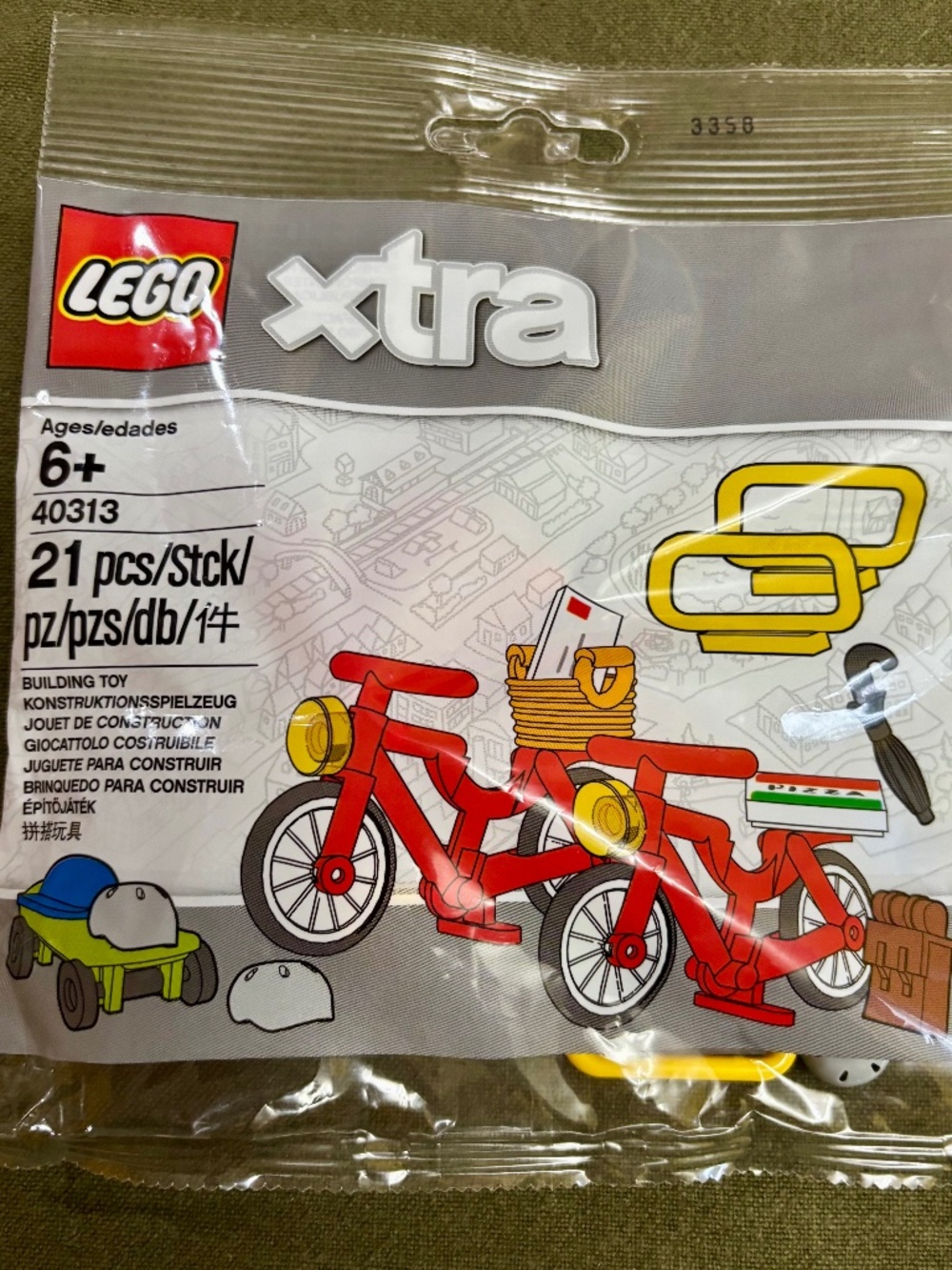 LEGO xTRA 40313 "Bicycles" polybag. UNOPENED.